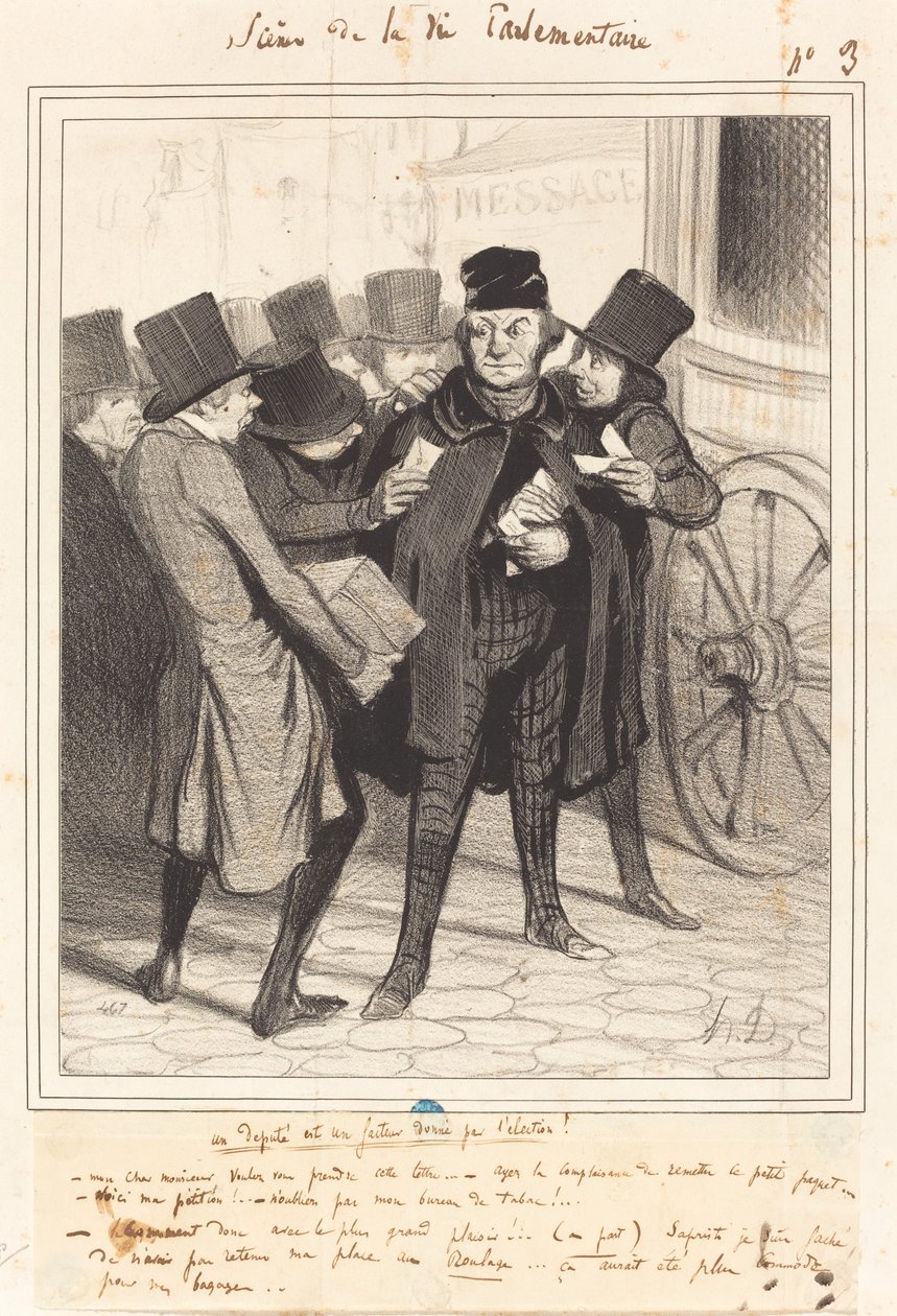 Un Viaje de placer a París de Honoré Daumier