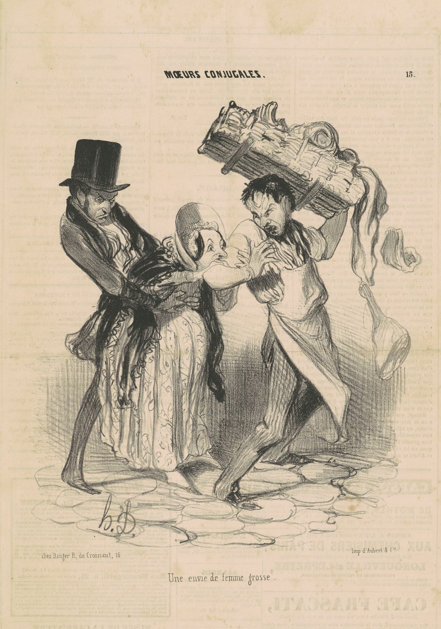Un Antojo de Mujer Embarazada de Honoré Daumier