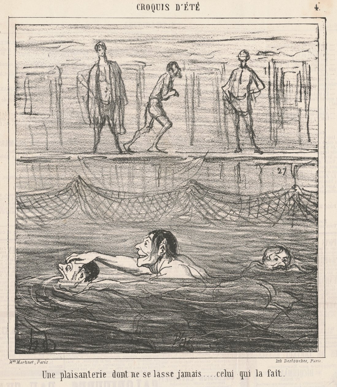 Una broma de la que no se cansa... de Honoré Daumier
