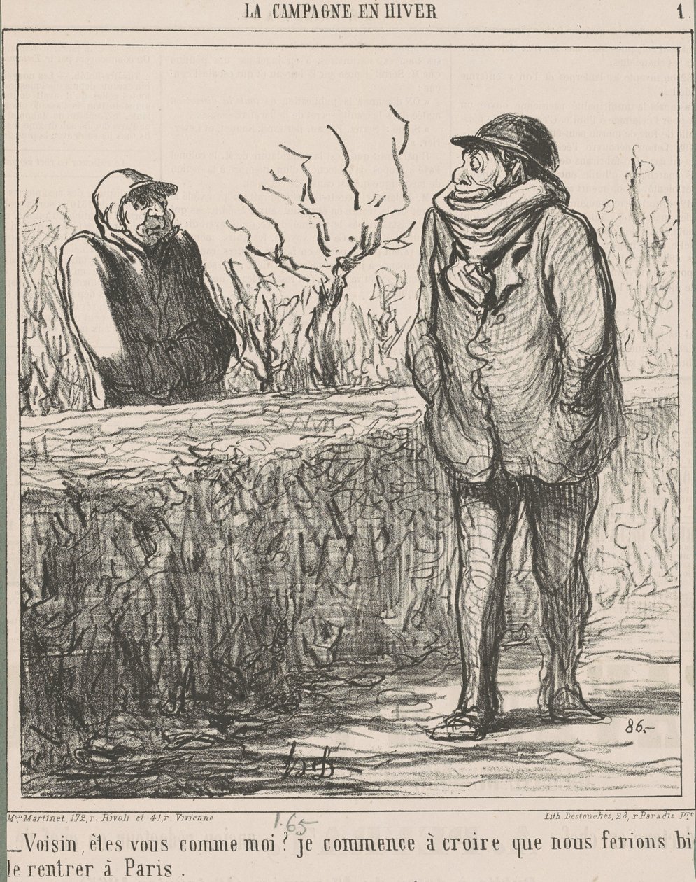 Vecino, ¿eres como yo?... de Honoré Daumier