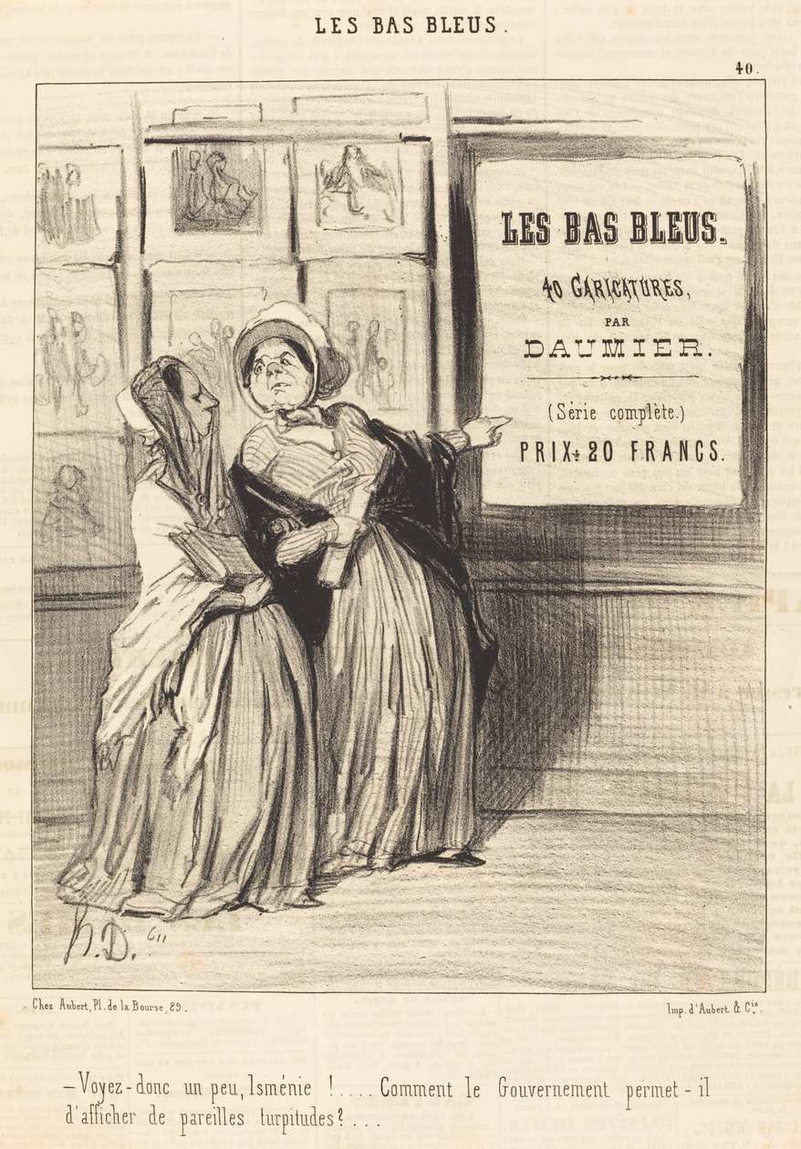 ¡Mira un poco, Isménie!... de Honoré Daumier