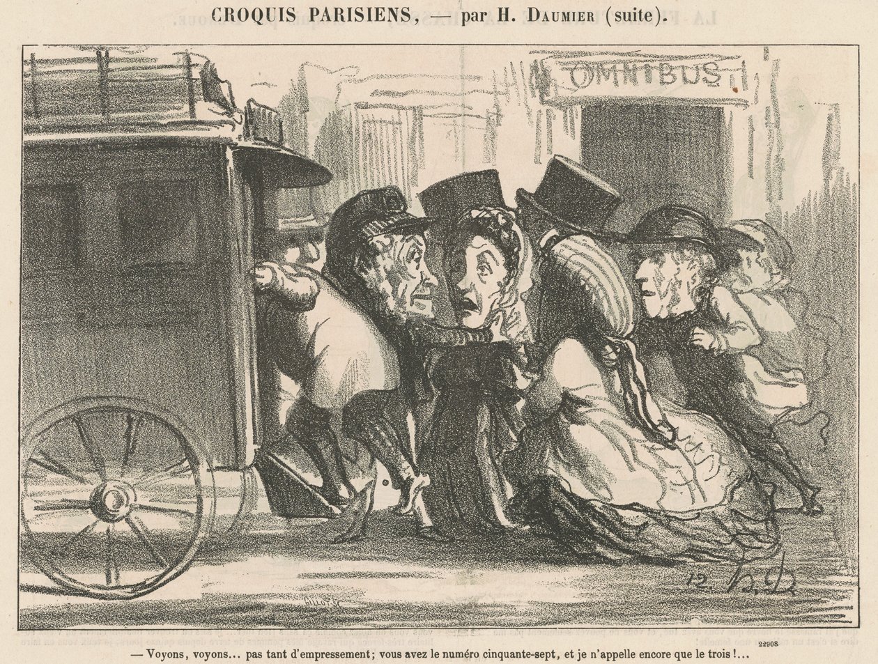 Veamos, veamos... no tanta prisa... de Honoré Daumier