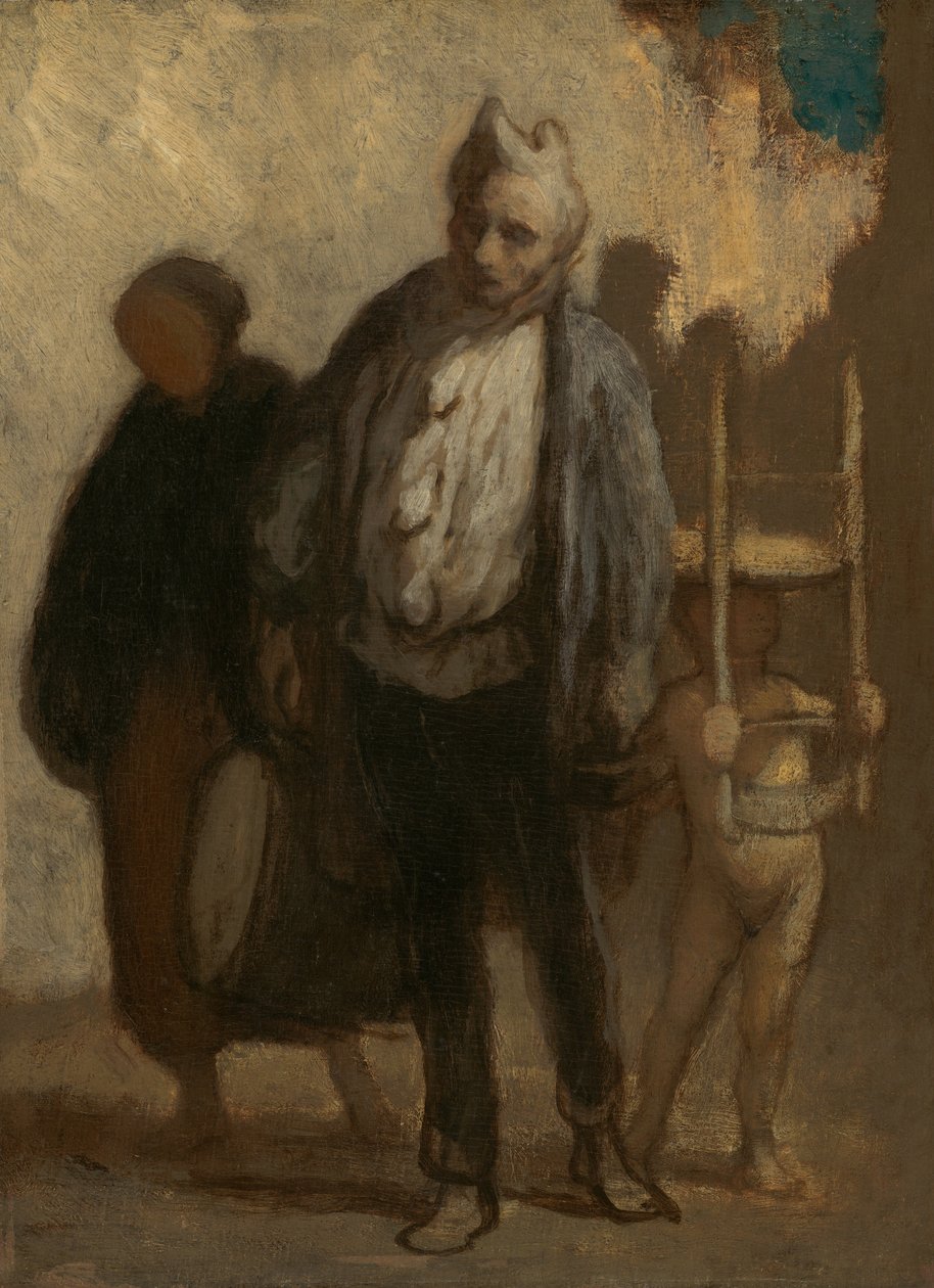Saltimbanquis Errantes de Honoré Daumier