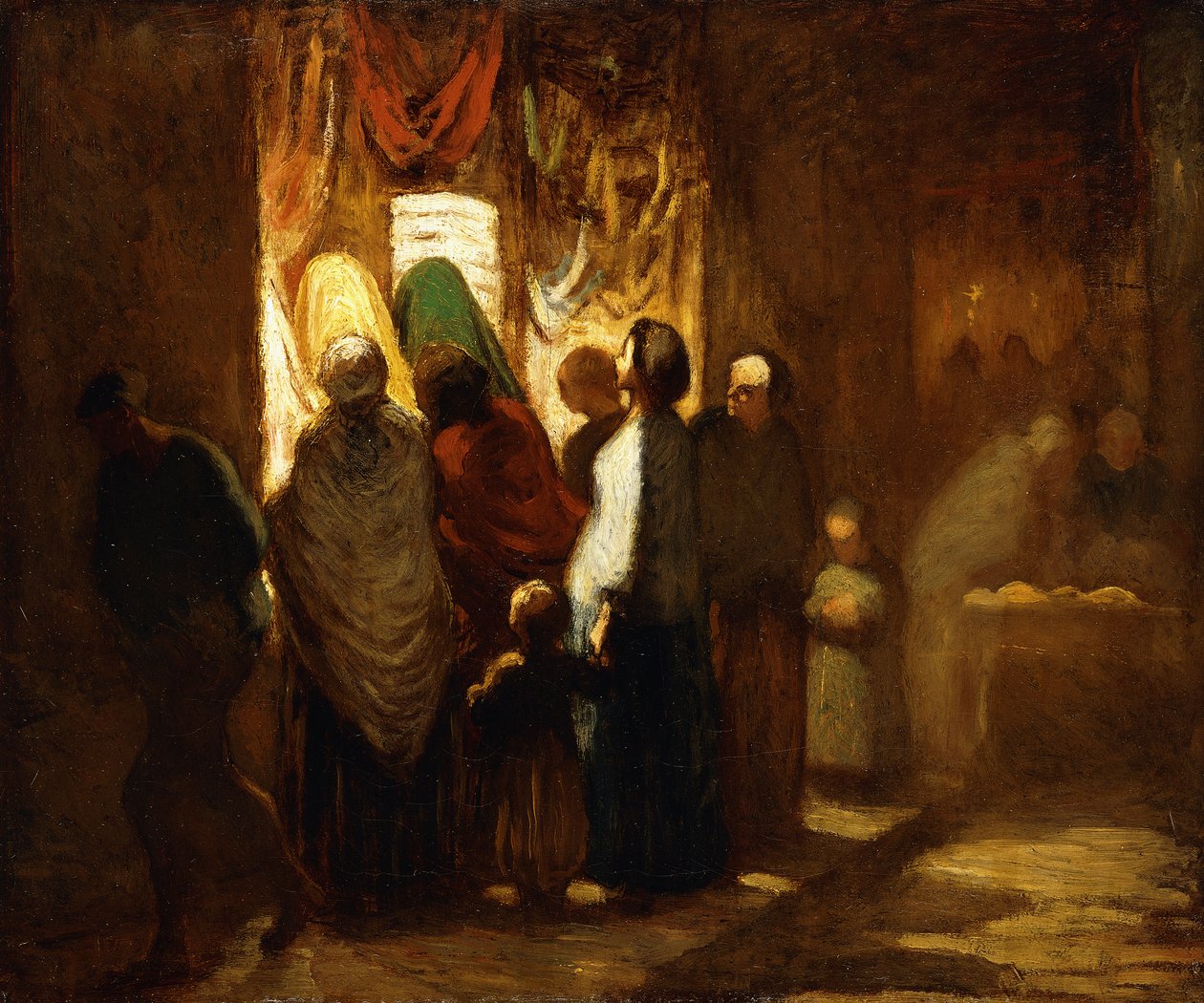Mirando Vitrinas de Honoré Daumier