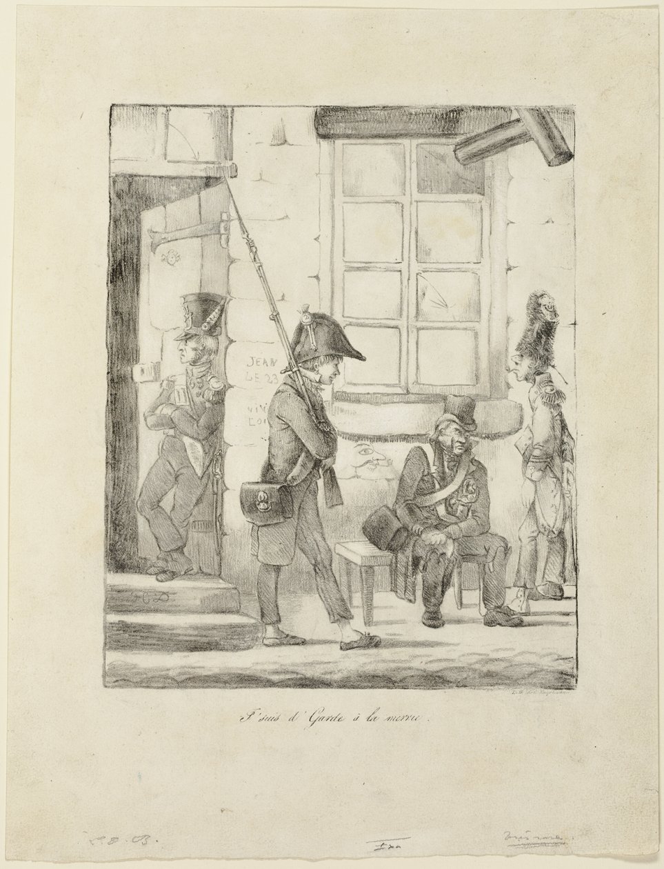 "Estoy vigilando el ayuntamiento" de Honoré Victorin Daumier