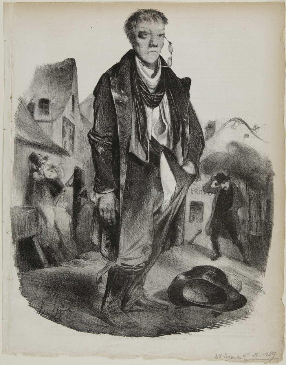 El borracho de Honoré Victorin Daumier