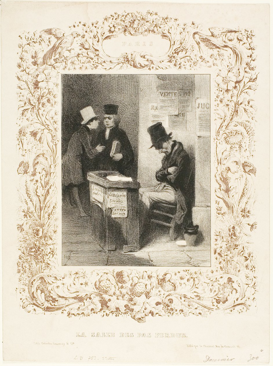 Sala de espera de Honoré Victorin Daumier