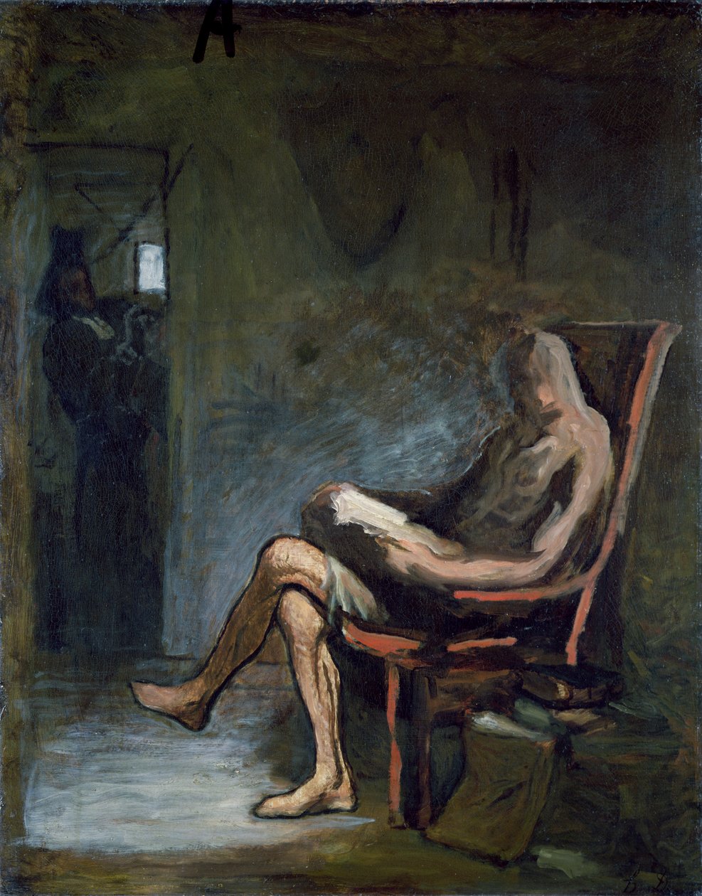 Lectura del Quijote de Honoré Daumier