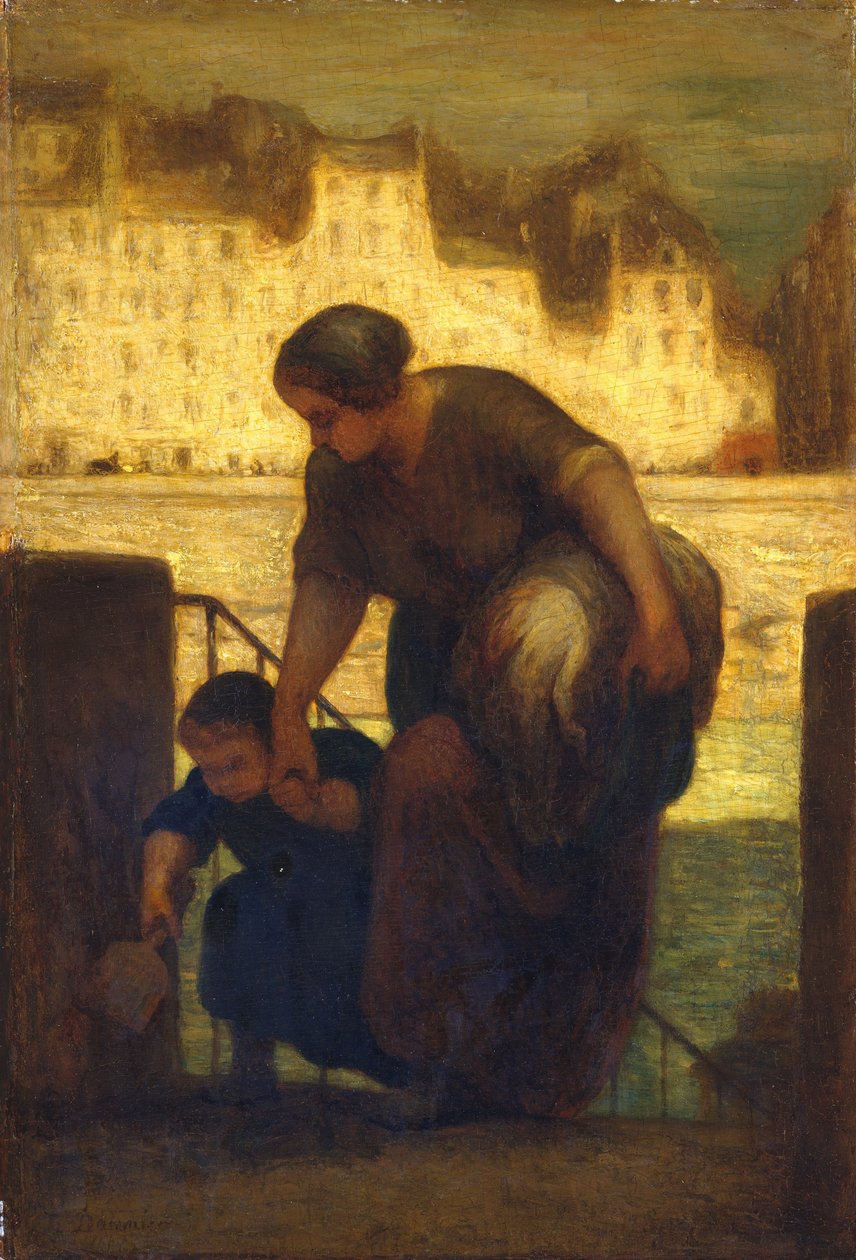 La Lavandera de Honoré Daumier
