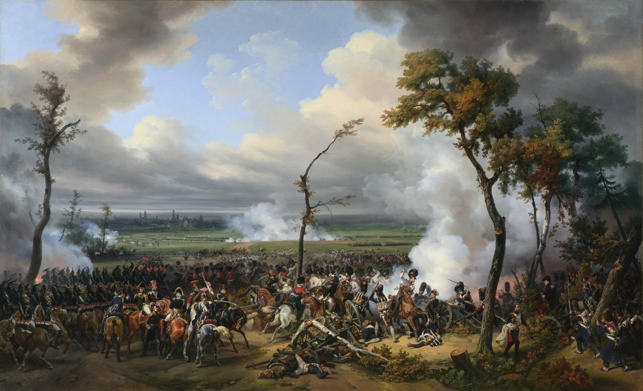 Batalla de Hanau de Emile Jean Horace Vernet