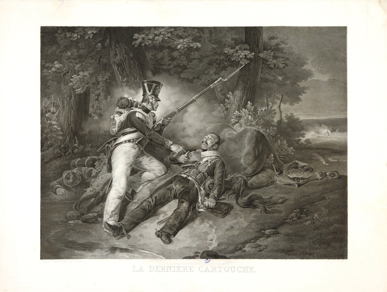 El último cartucho de Emile Jean Horace Vernet