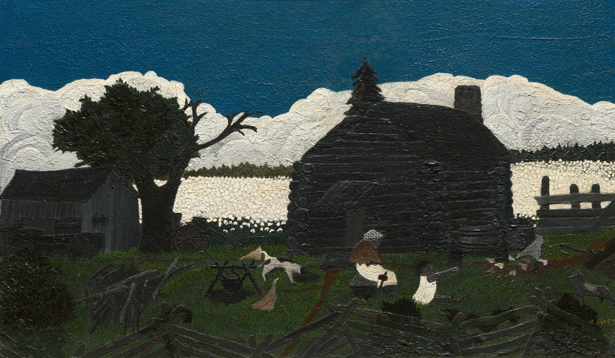 Cabaña en el algodón de Horace Pippin