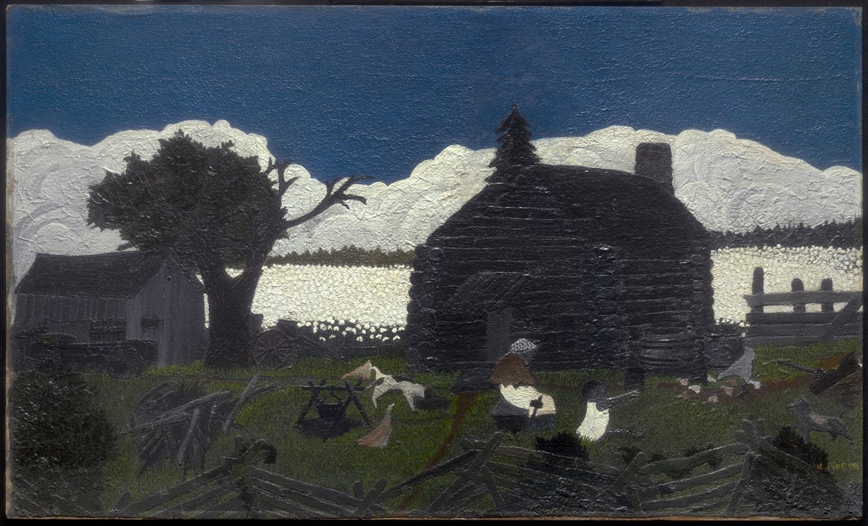 Cabaña en el algodón de Horace Pippin