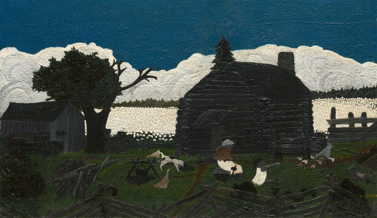 Cabaña en el algodón, c. 1931-1937 de Horace Pippin