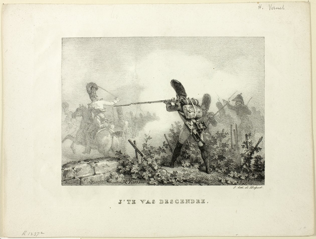 Je te vas descendre de Emile Jean Horace Vernet