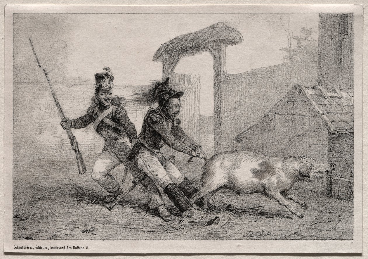 Merodeadores, Aguanta Firme de Emile Jean Horace Vernet