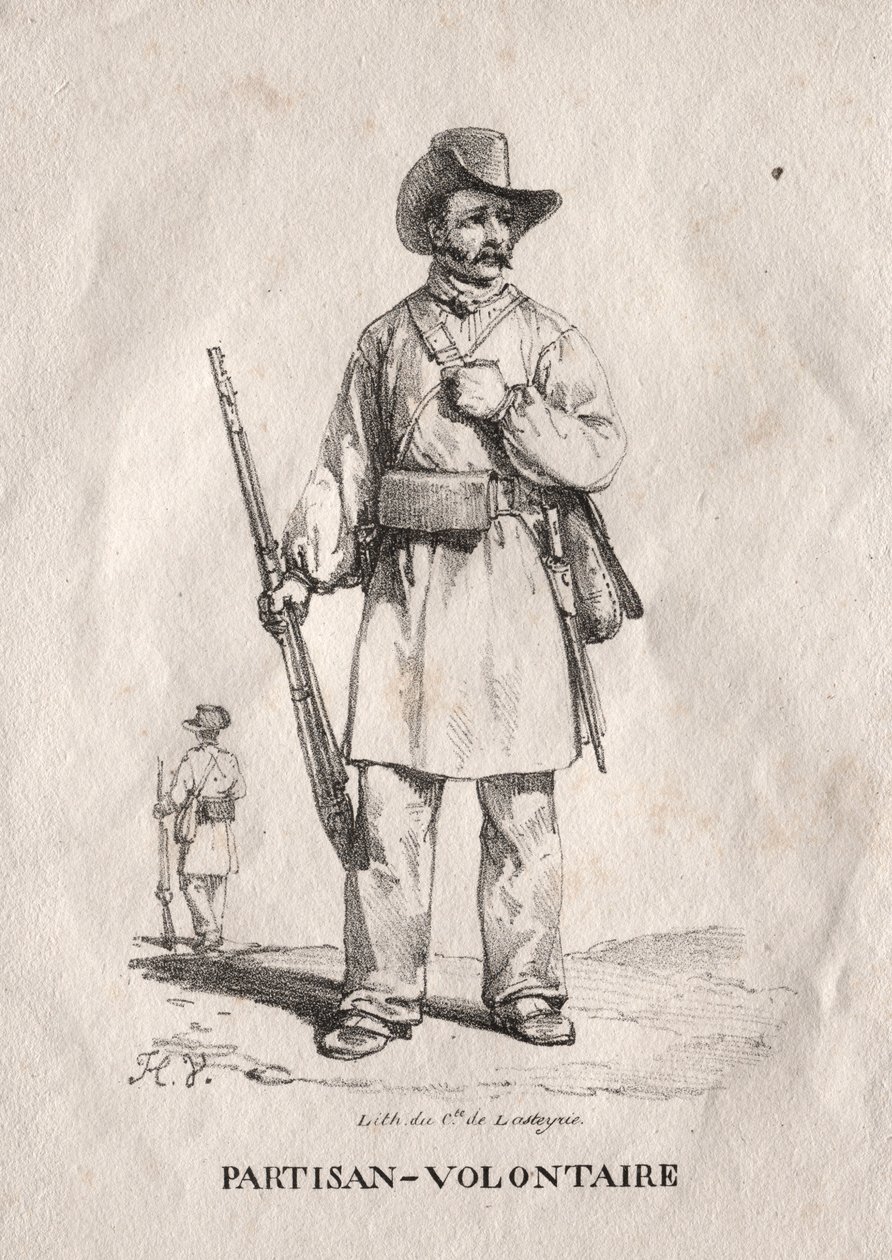 Partisano voluntario, 1822 de Emile Jean Horace Vernet