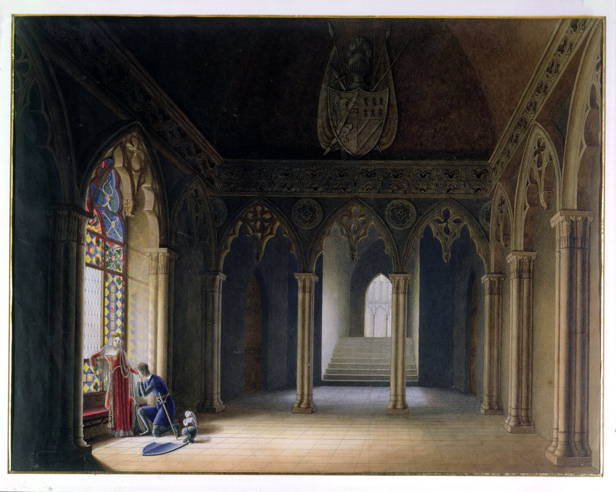 La partida de los caballeros de Hortense de Beauharnais