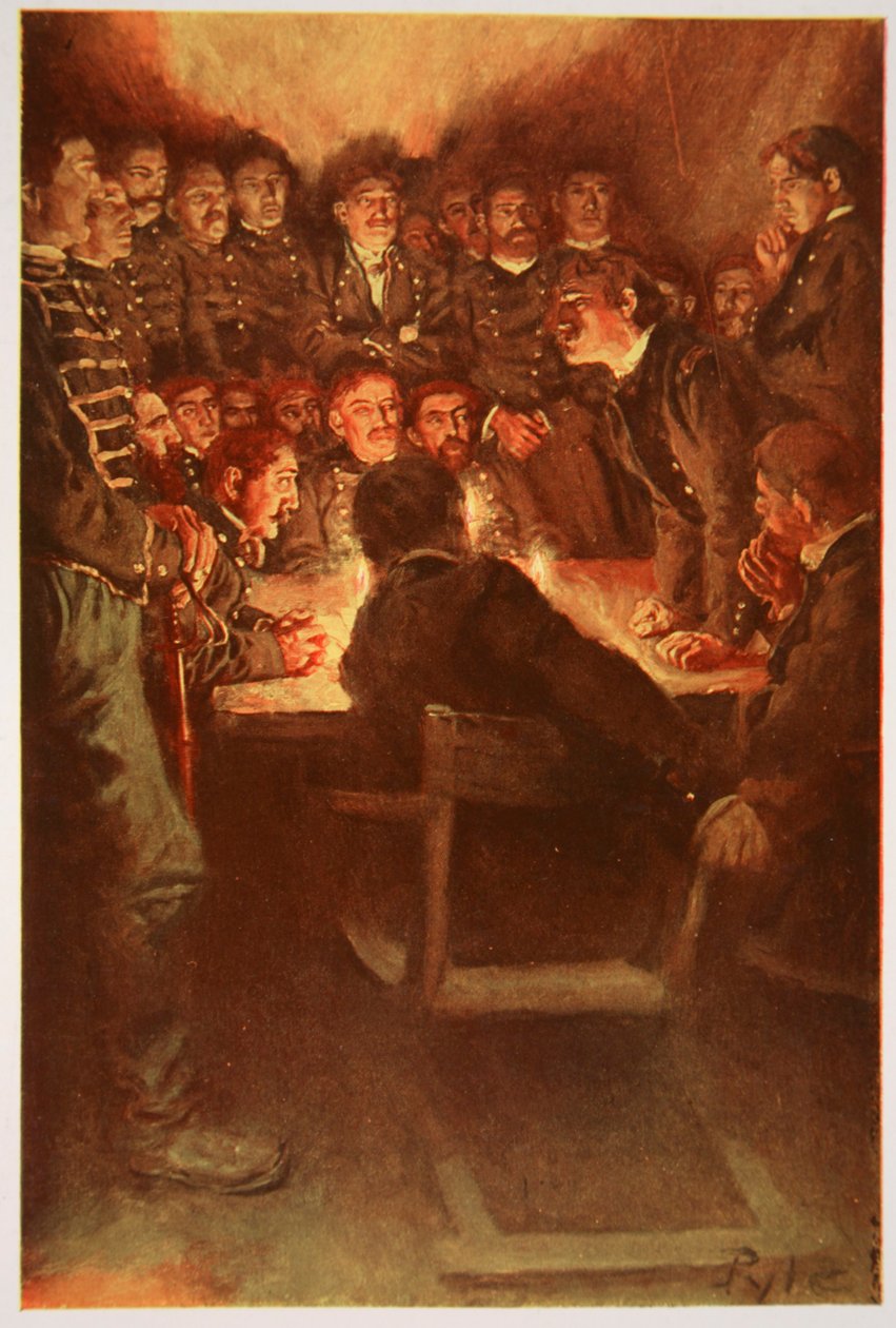 El Consejo de Guerra a Medianoche de Howard Pyle