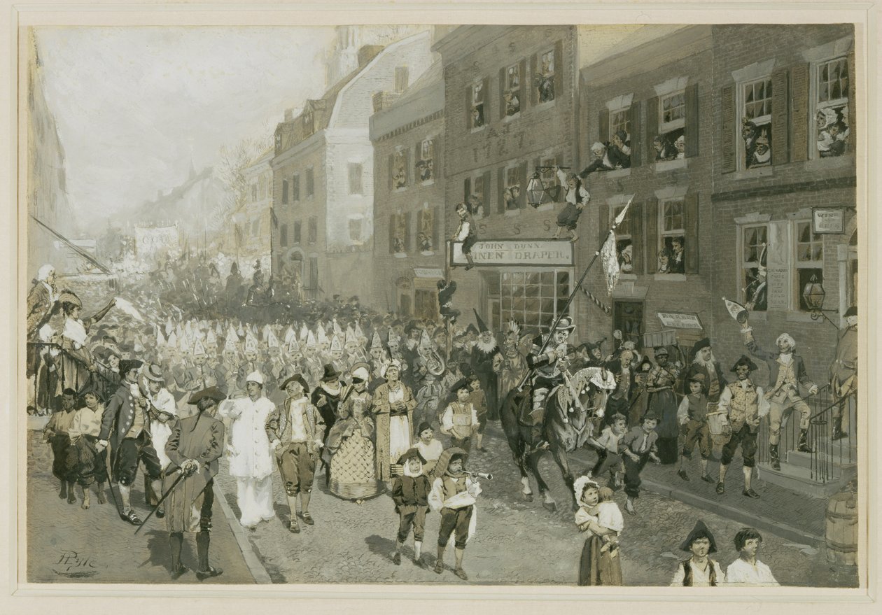 Carnaval, Filadelfia de Howard Pyle