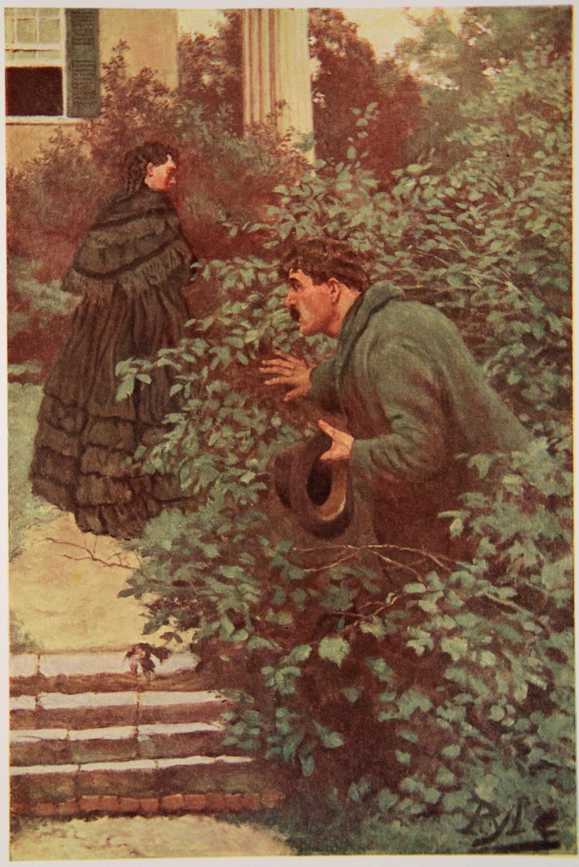 Ella estaba continuamente acosada por espías de Howard Pyle