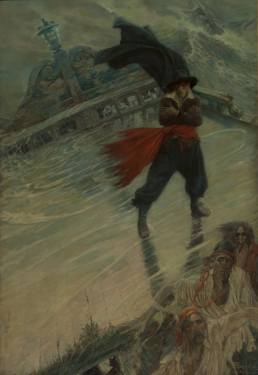 El Holandés Errante de Howard Pyle