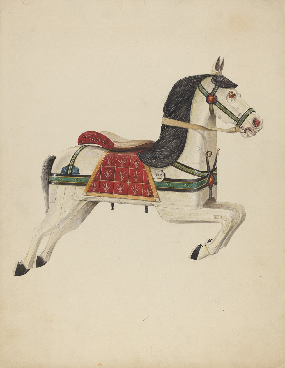 Caballo de carrusel de Howard Weld
