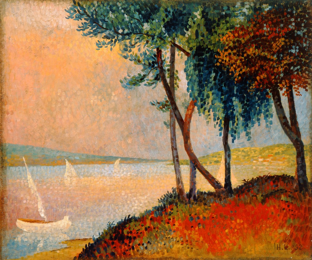 Las afueras de St. Tropez, 1892 de Hubert de la Rochefoucauld