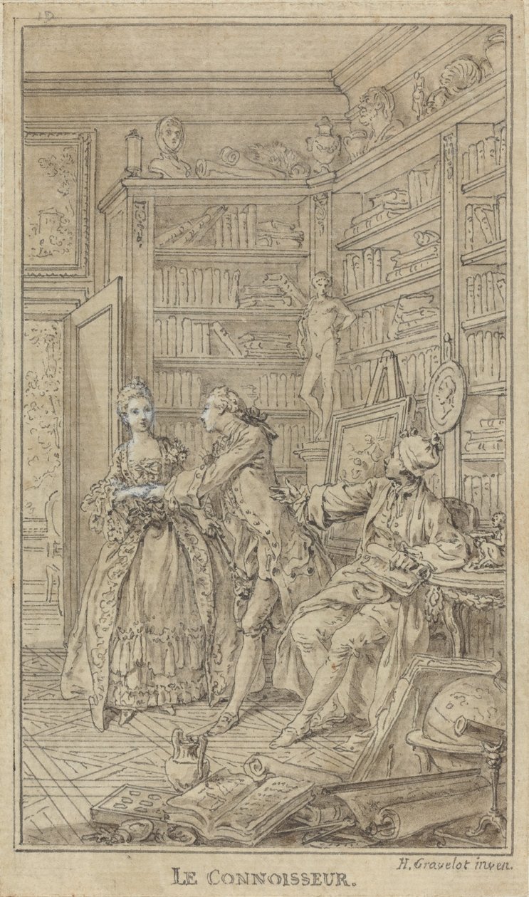 El Conocedor de Hubert Francois Gravelot