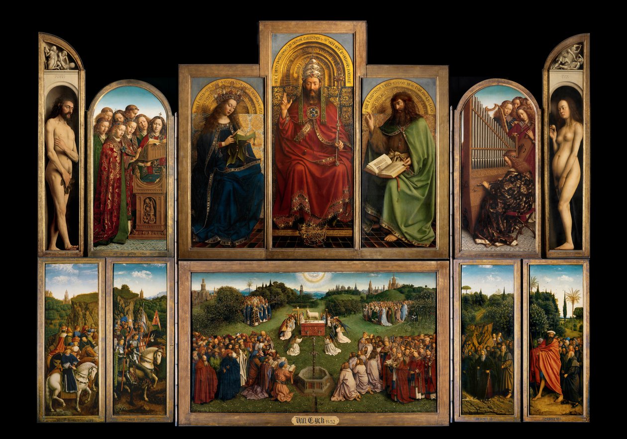 Retablo de Gante de Hubert & Jan van (1390 1441) Eyck