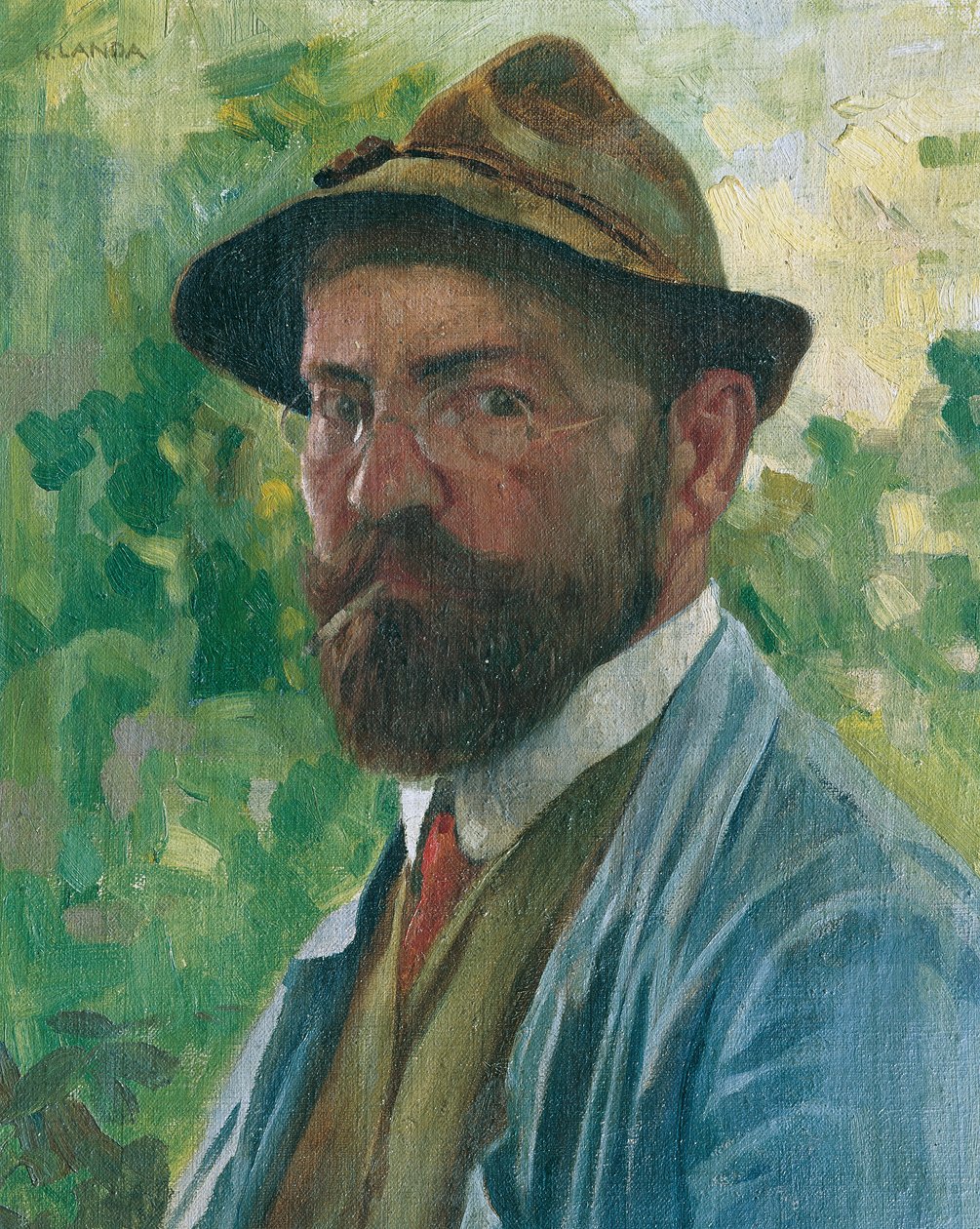 Auto retrato de Hubert Landa