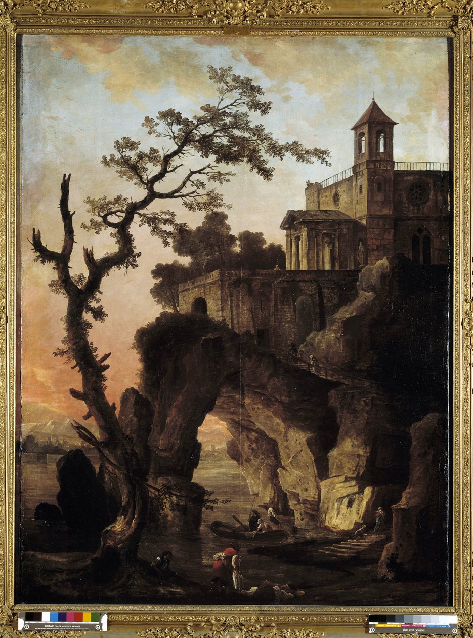 Paisaje de fantasía de Hubert Robert