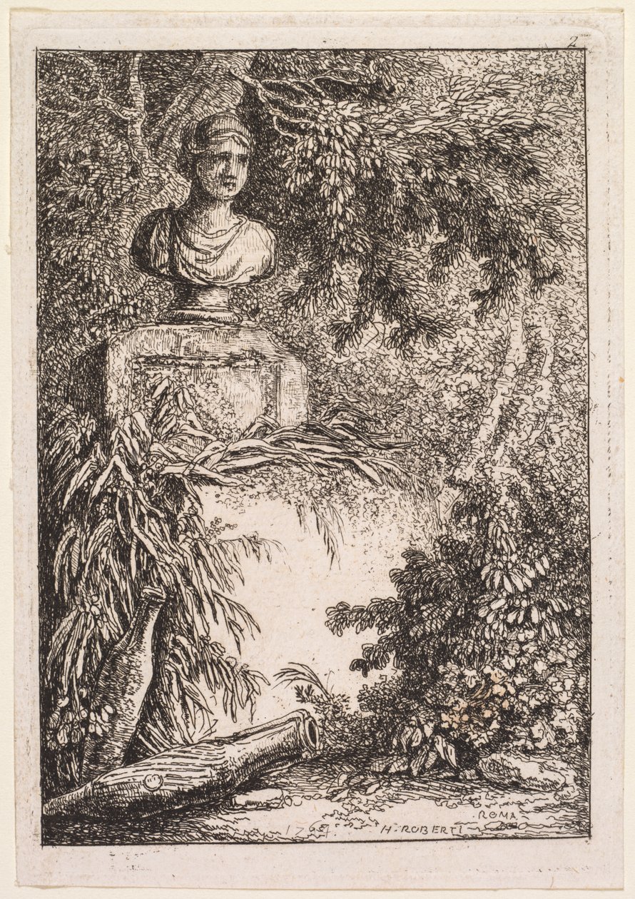 Las Veladas de Roma: El Busto de Hubert Robert