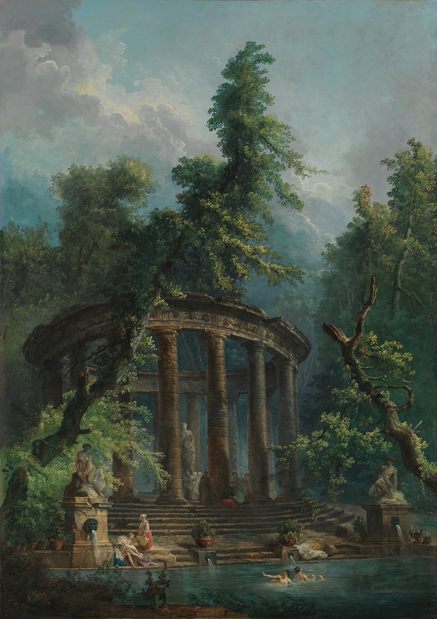 La piscina de baño de Hubert Robert