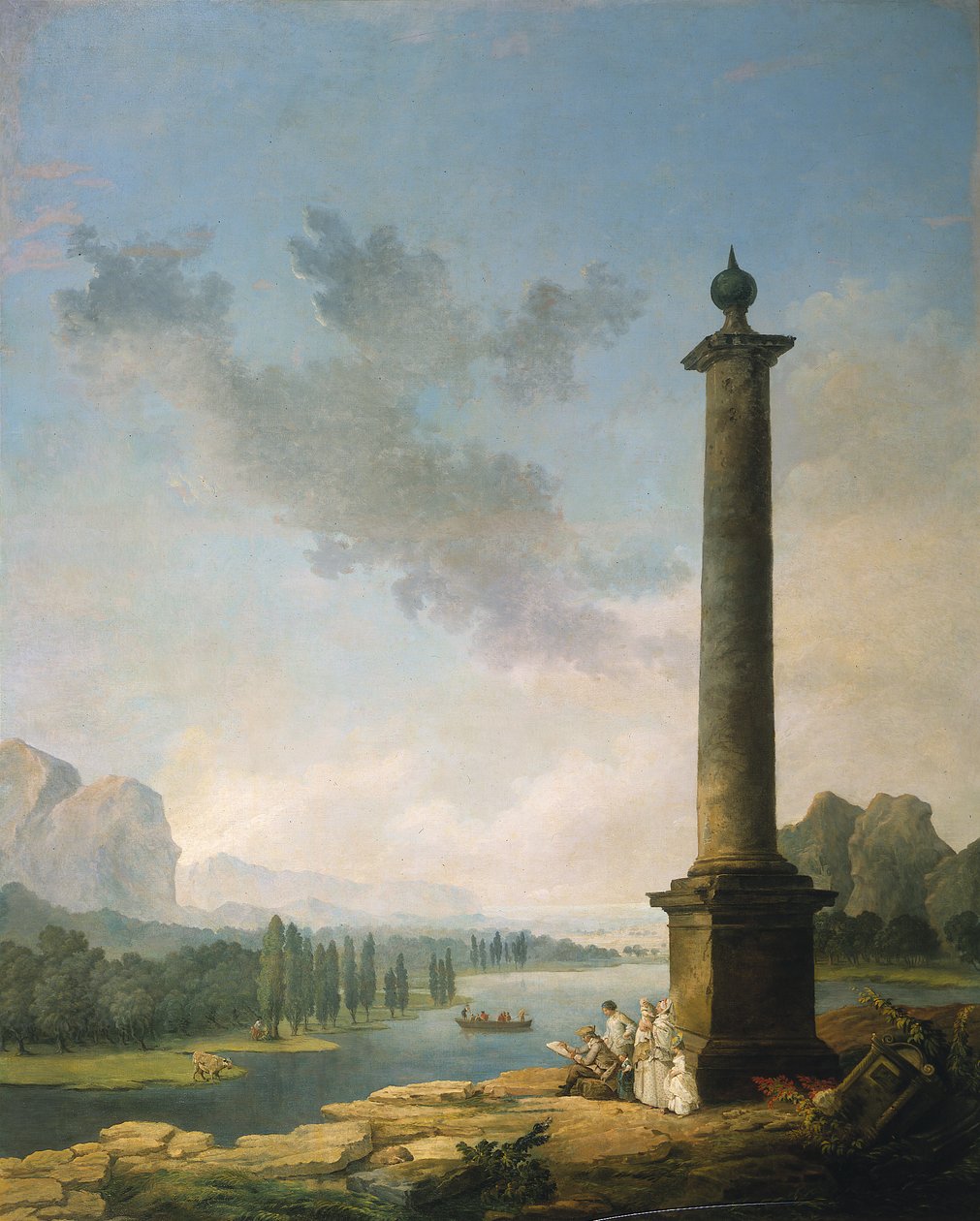 La columna de Hubert Robert