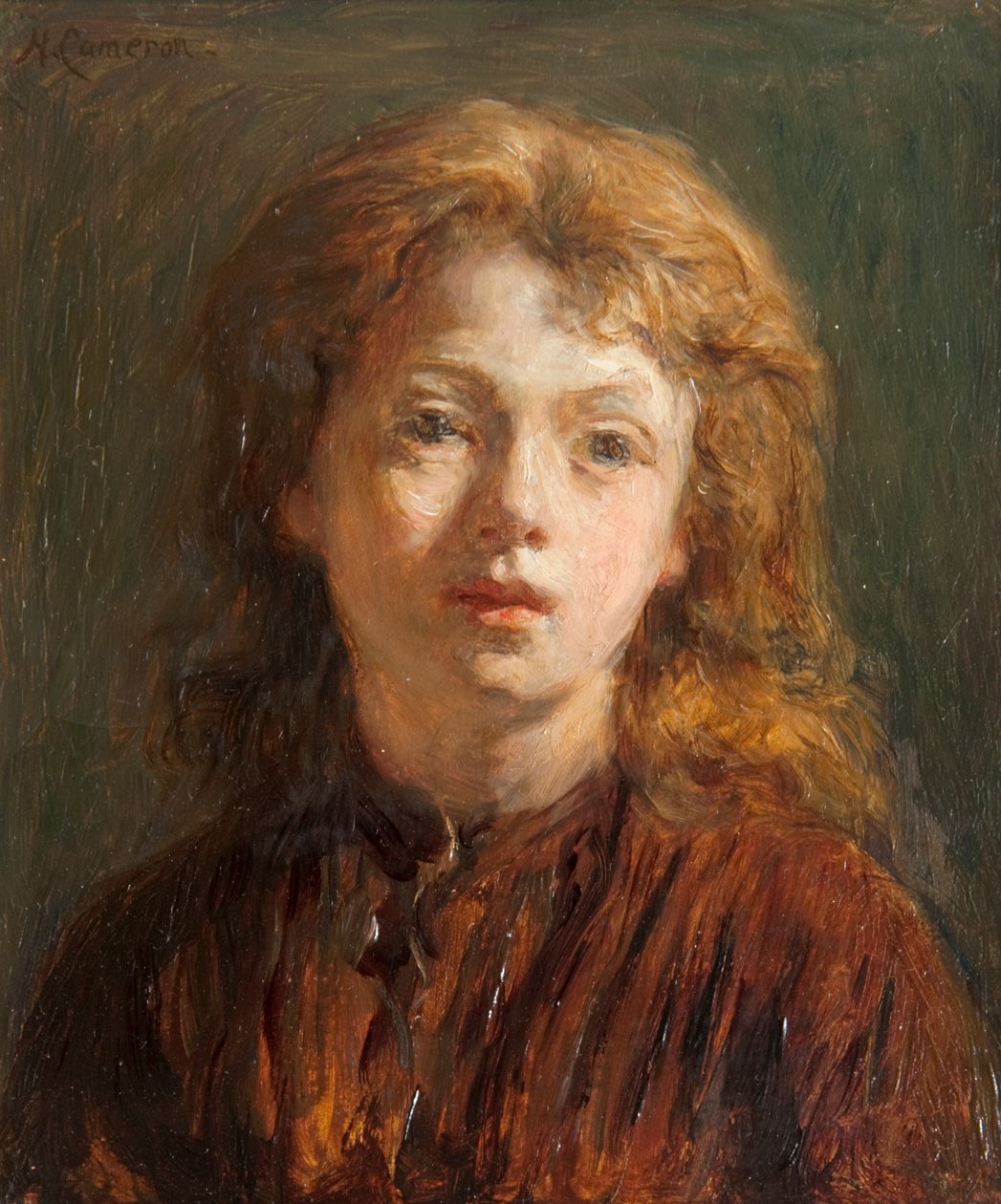 Cabeza de una Chica de Hugh Cameron
