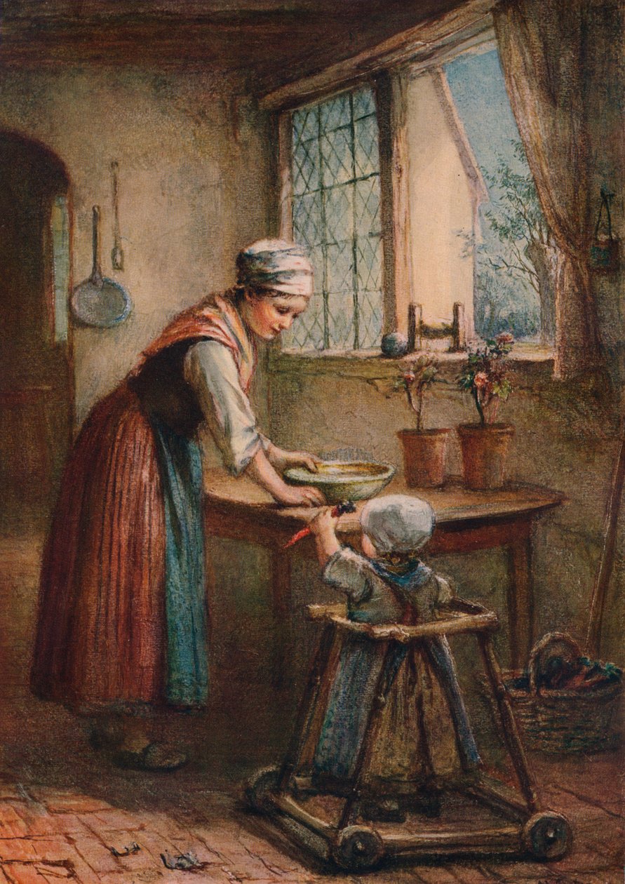 La joven madre, c1887 de Hugh Carter