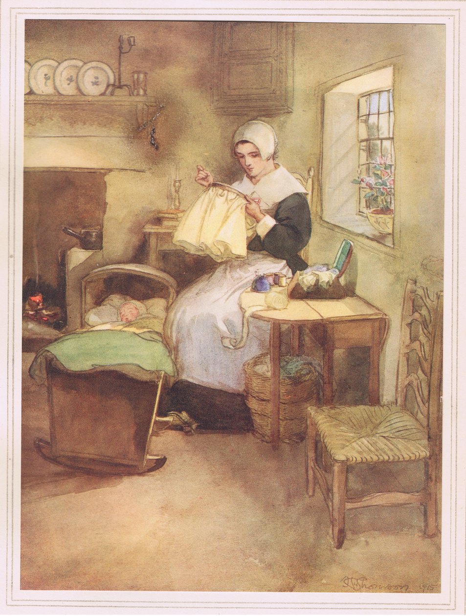 Hester y su aguja de Hugh Thomson