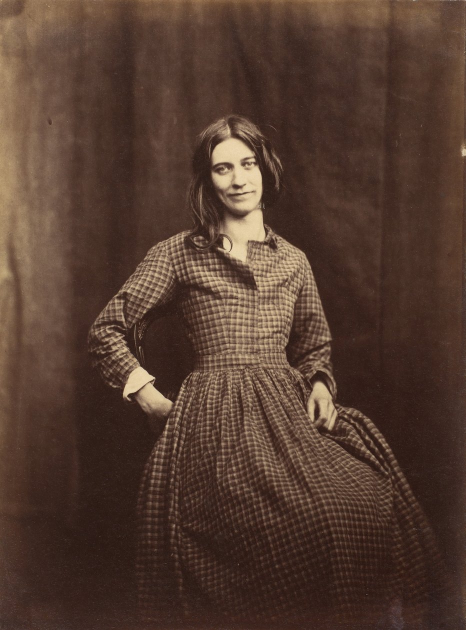 Paciente, Asilo de Lunáticos del Condado de Surrey, 1850-58 de Hugh Welch Diamond