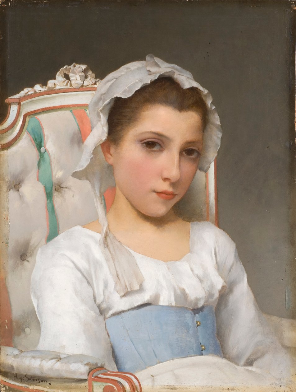 Retrato de una niña de Hugo Salmson