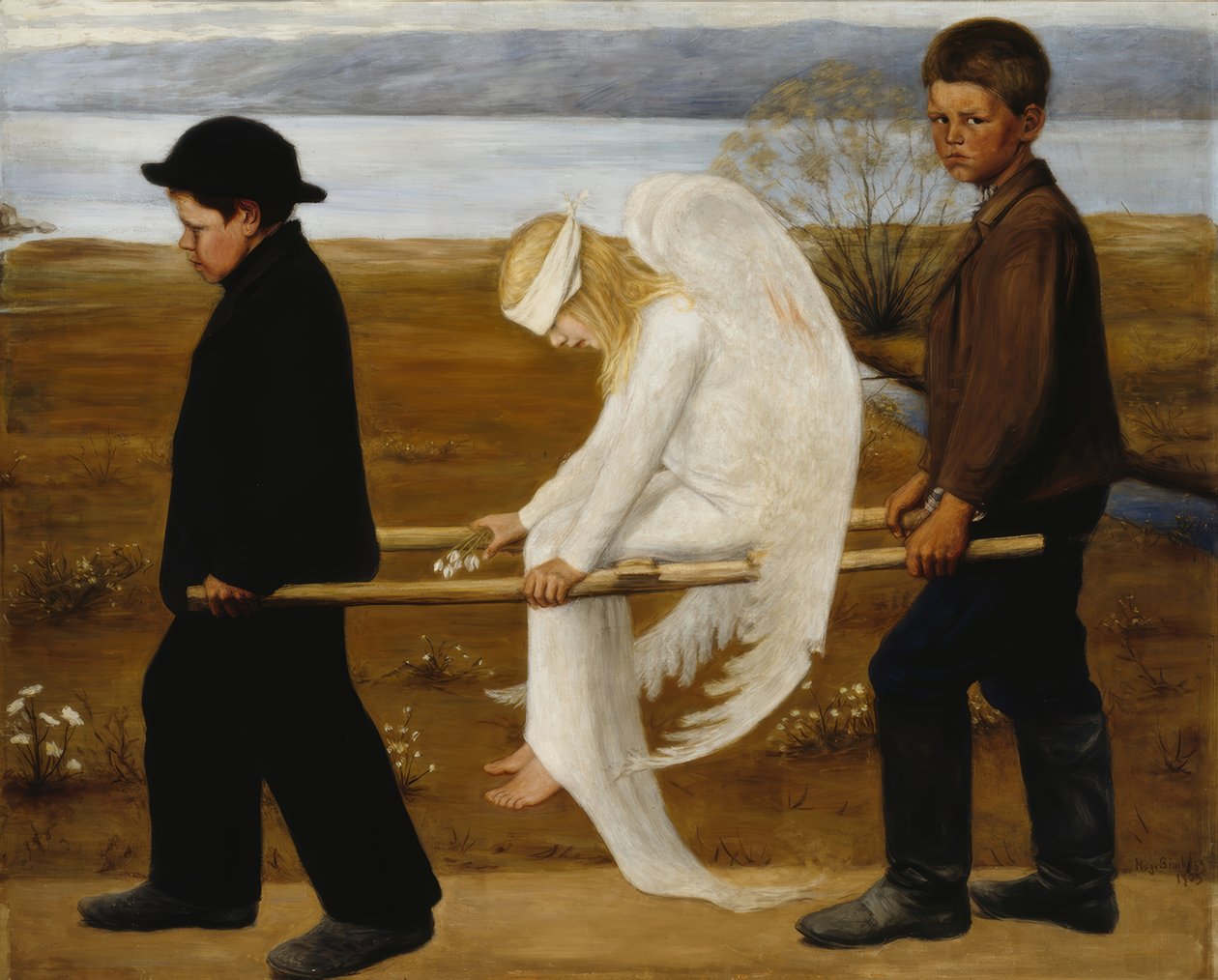 El ángel herido de Hugo Simberg