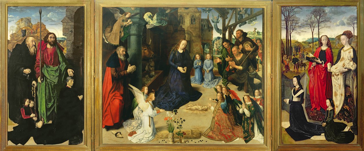 El Tríptico de Portinari, c.1479 de Hugo van der Goes