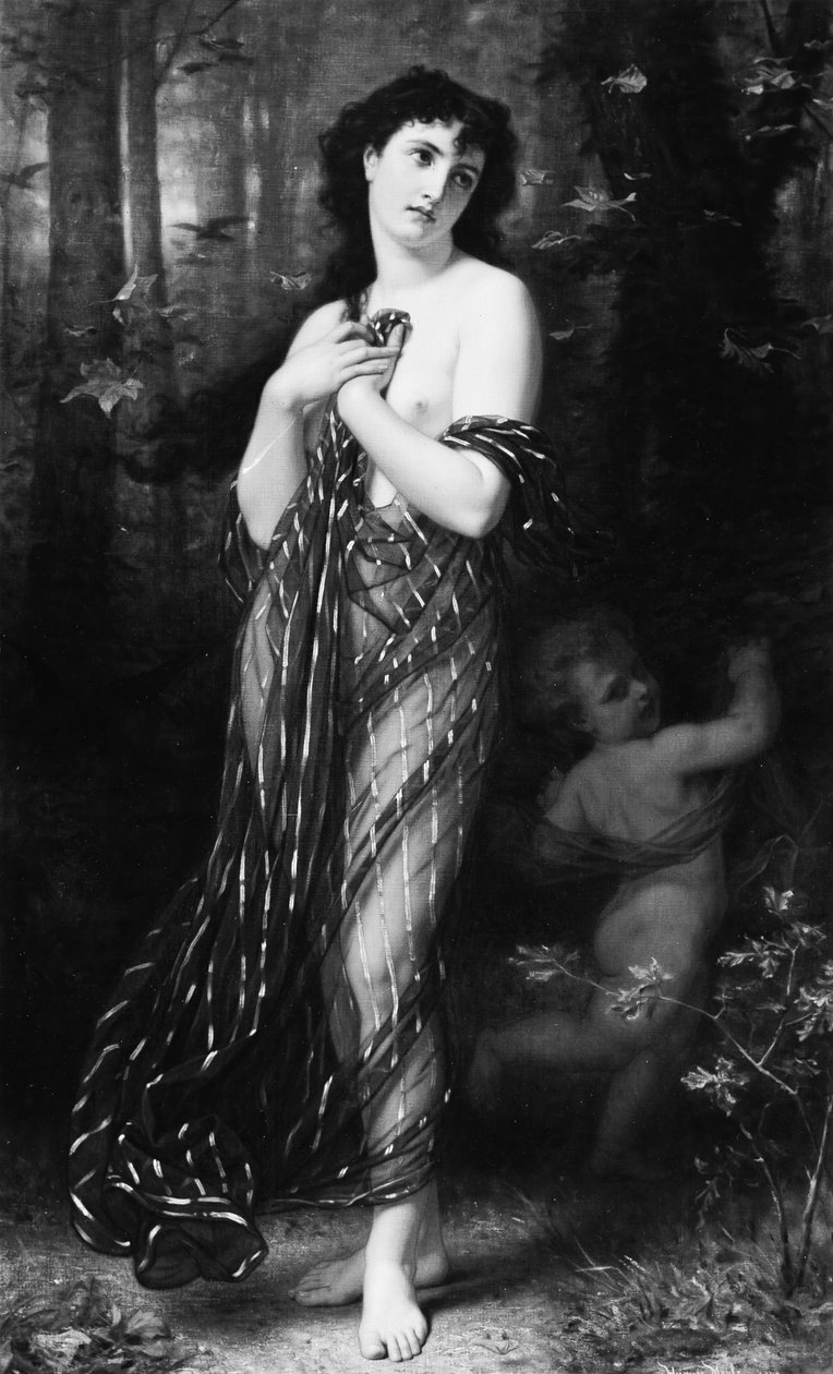 Hojas Caídas, Alegoría del Otoño, 1872 de Hugues Merle