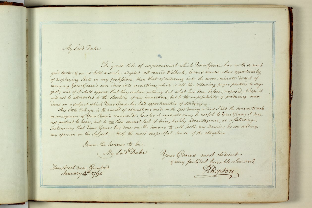 Libro Rojo: Welbeck de Humphry Repton