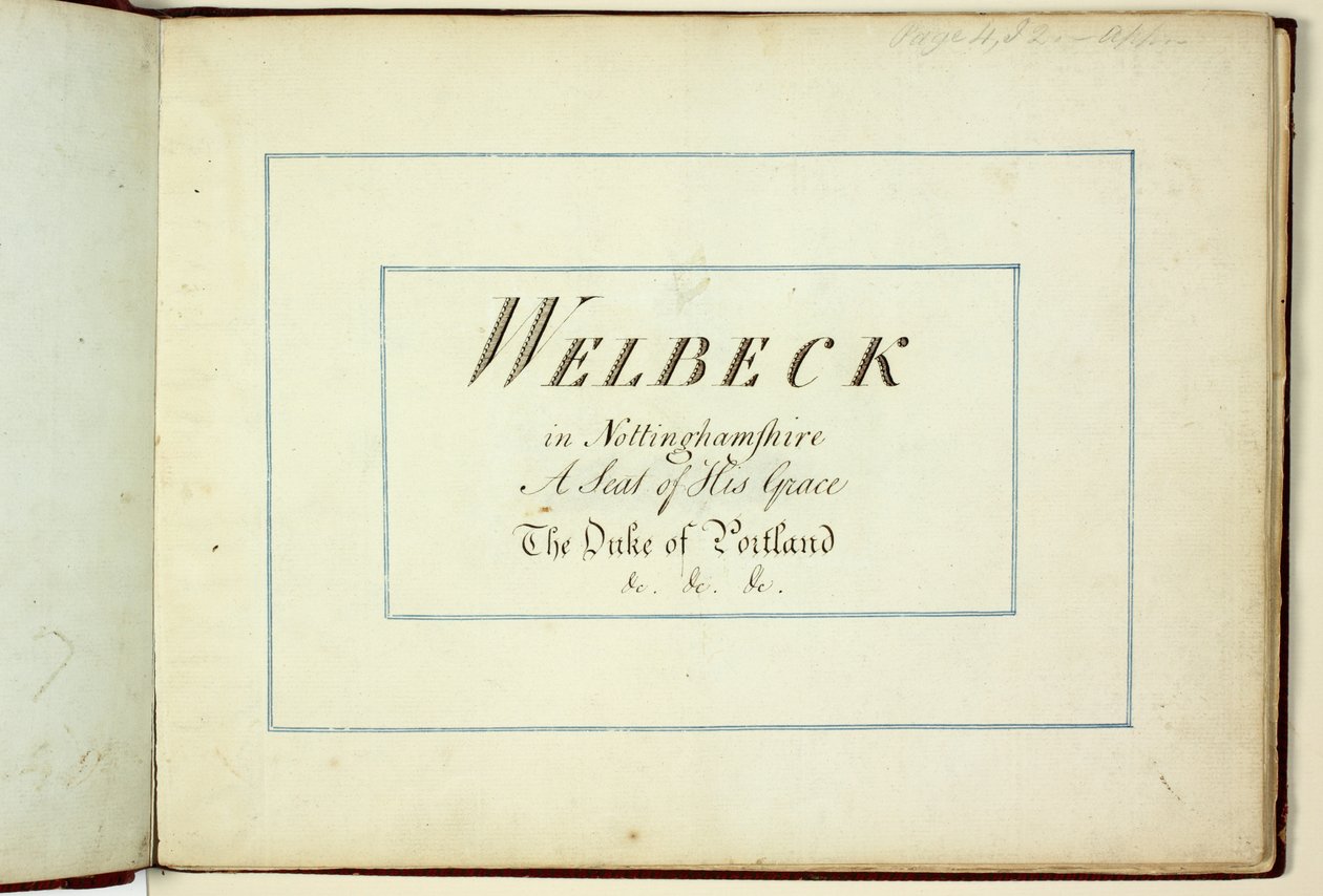 Libro Rojo: Welbeck de Humphry Repton