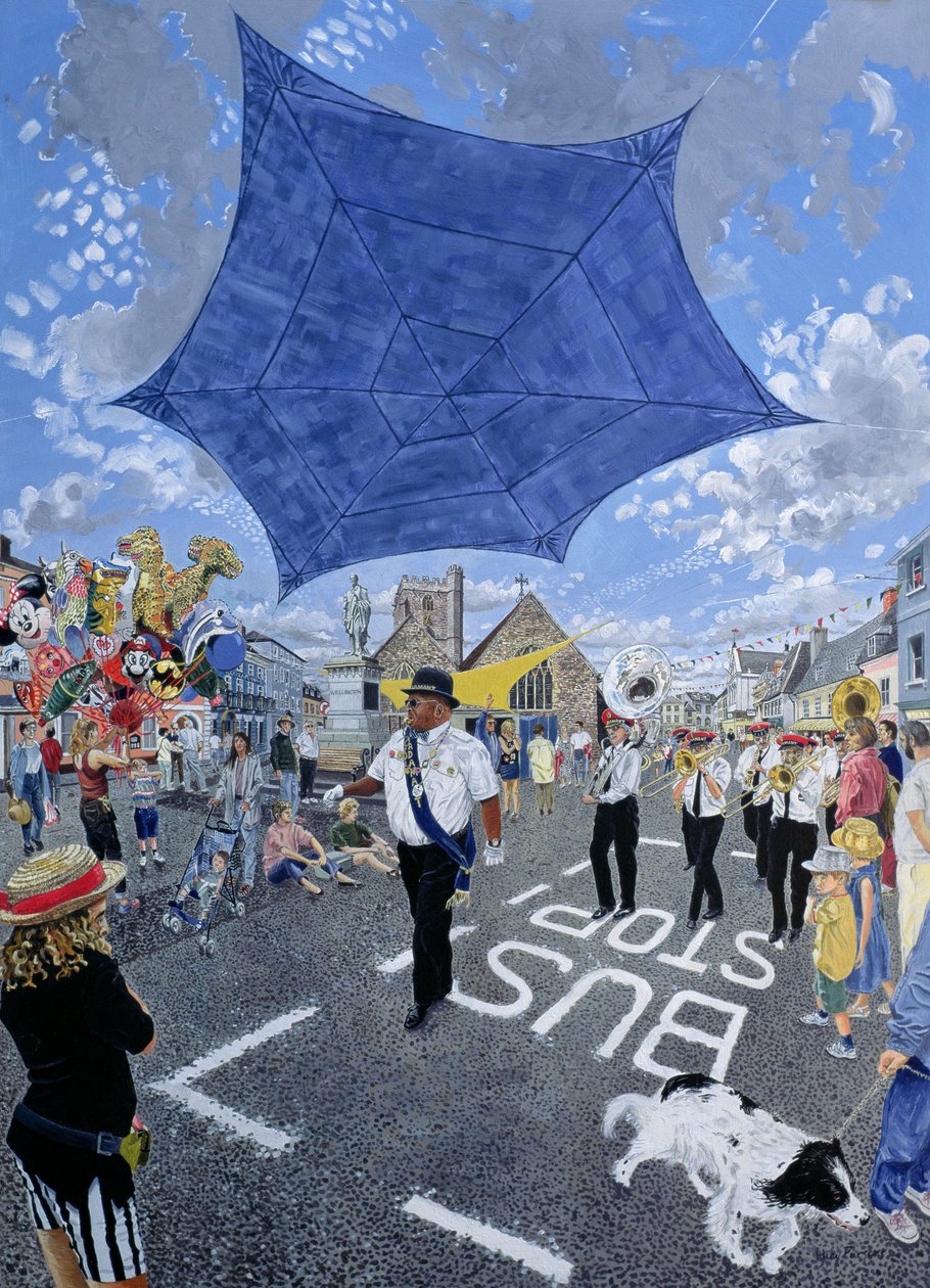 Banda de marcha, Festival de Jazz de Brecon, 1994 de Huw S. Parsons
