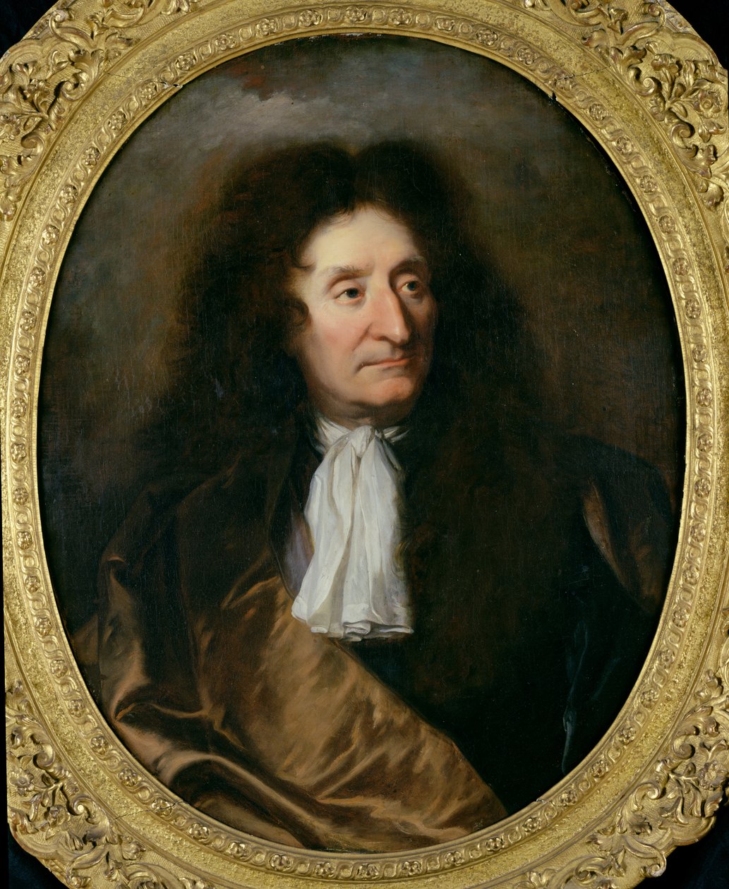 Retrato de Jean de La Fontaine (1621-95) de Hyacinthe Francois Rigaud
