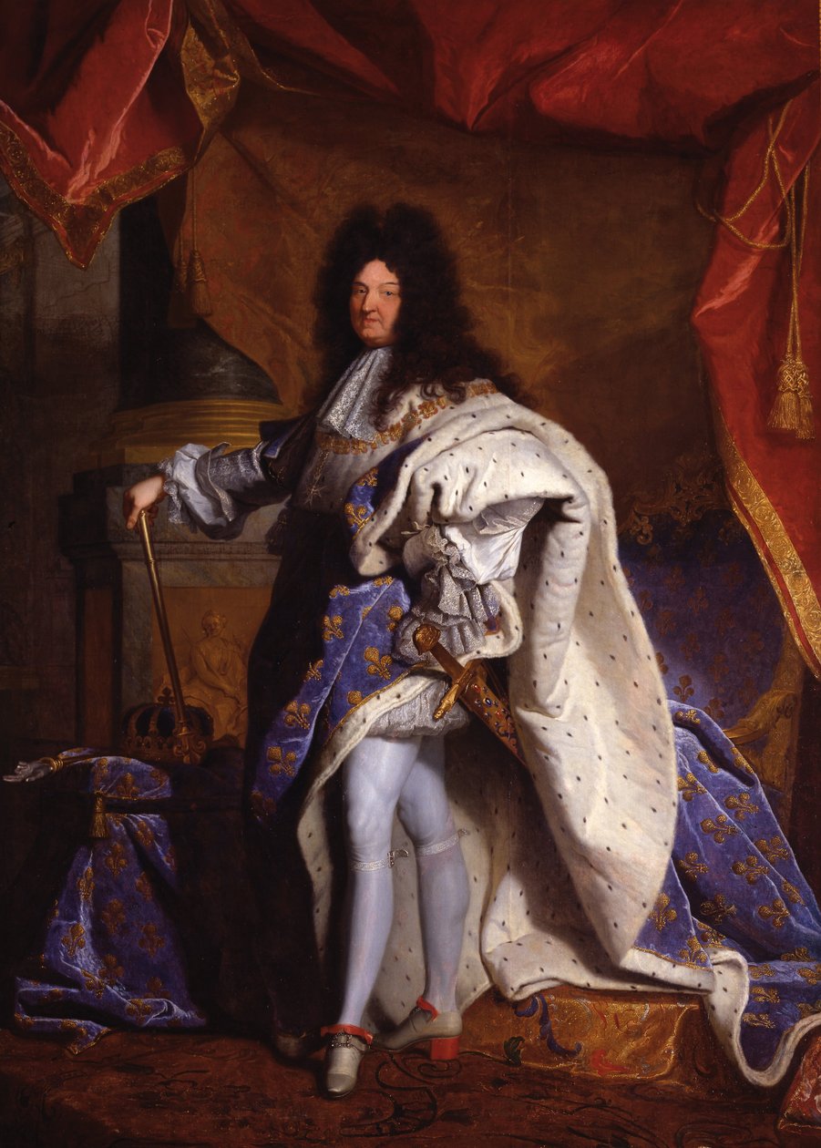 Luis XIV, rey de Francia (1638-1715) de Hyacinthe Francois Rigaud