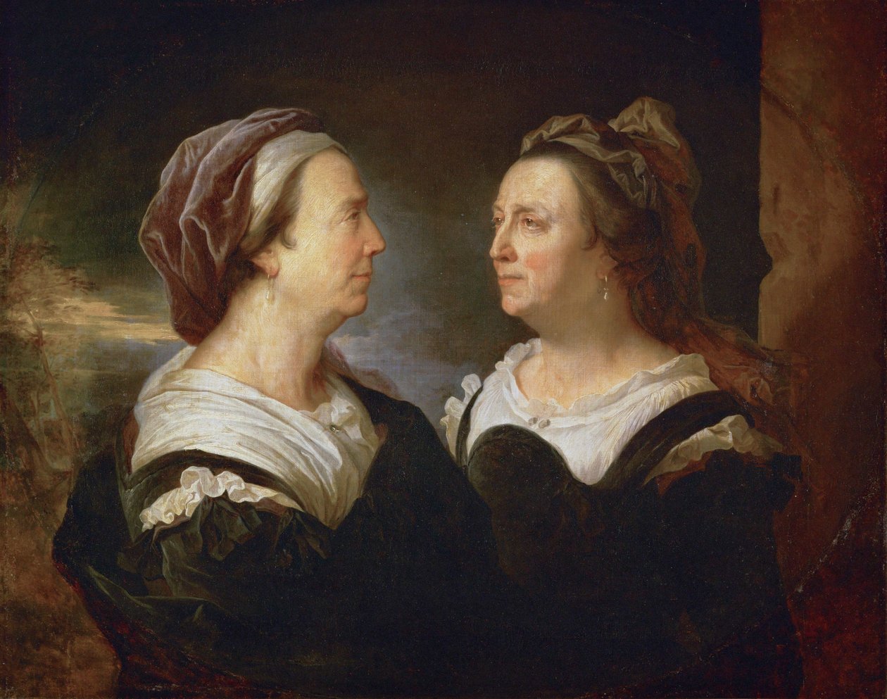 La Sra. Rigaud, con dos actitudes diferentes ... de Hyacinthe Francois Rigaud