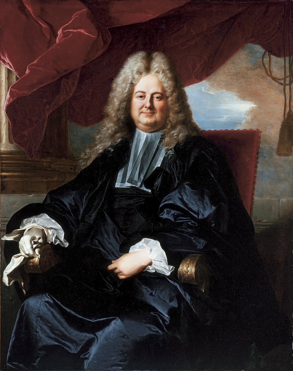 Retrato de Barthélémy Jean-Claude Pupil de Hyacinthe Francois Rigaud